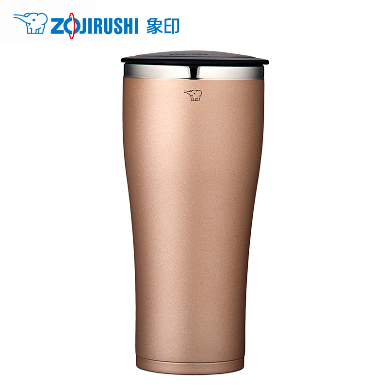 象印(ZO JIRUSHI)保温杯SX-DR60C 304不锈钢真空男女水杯/咖啡杯/保冷杯600ml PX香槟金