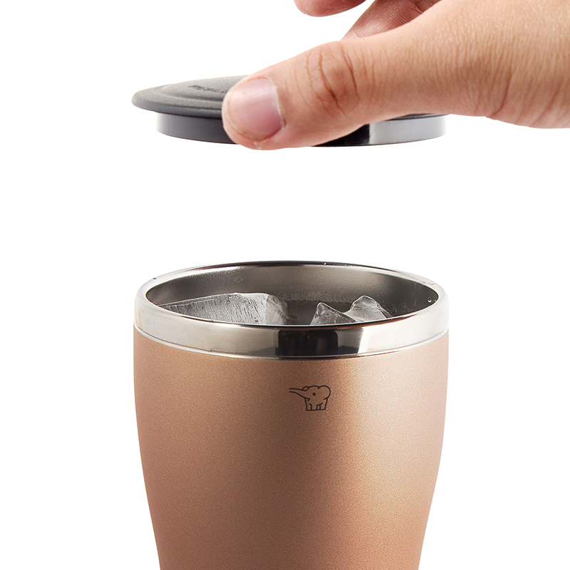 象印(ZO JIRUSHI)保温杯SX-DR60C 304不锈钢真空男女水杯/咖啡杯/保冷杯600ml PX香槟金
