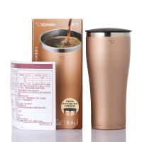 象印(ZO JIRUSHI)保温杯SX-DR60C 304不锈钢真空男女水杯/咖啡杯/保冷杯600ml PX香槟金