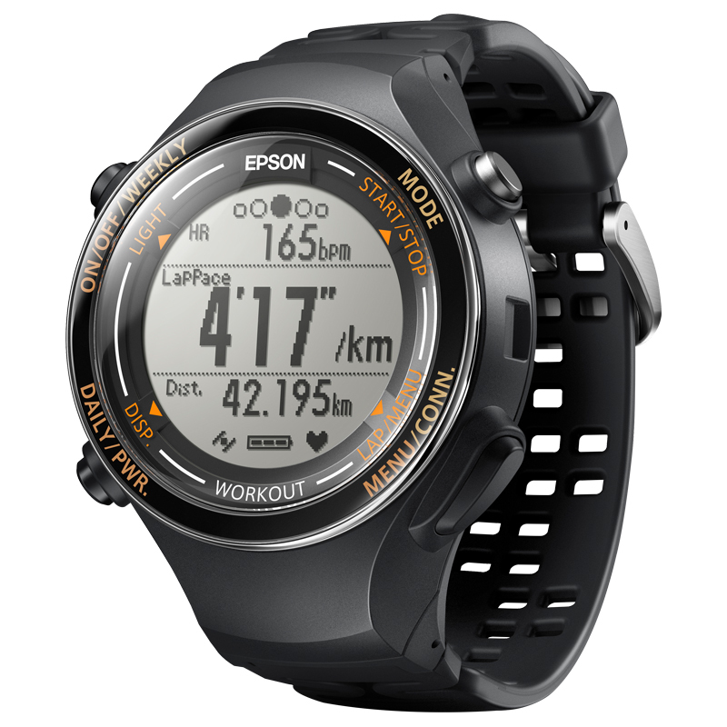 EPSON 爱普生 RUNSENSE GPS运动手表 SF-850 别致黑