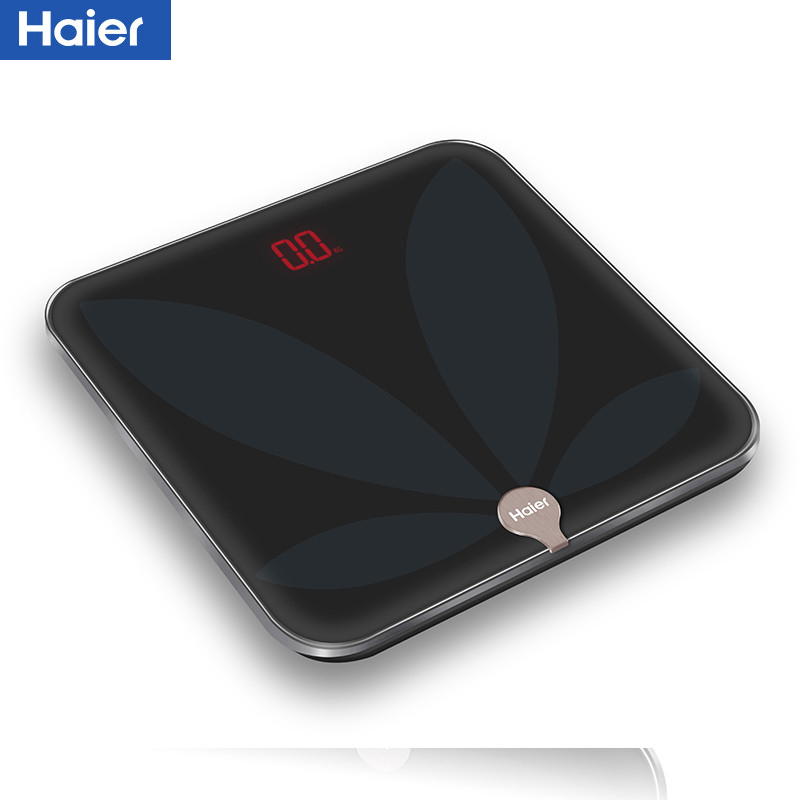 海尔(haier)体脂秤tzc03-00 智能脂肪秤 人体称 精准体重 脂肪测bmi