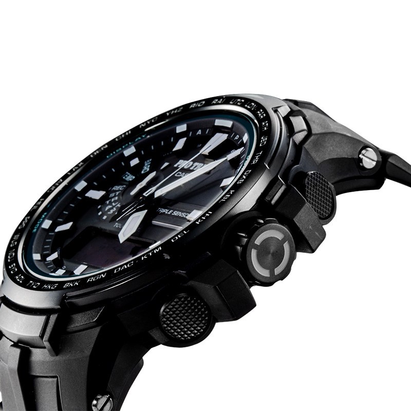 卡西欧(CASIO)手表PROTREK系列太阳能电波登山户外登山运动男表PRW-S6100Y-1