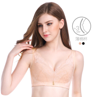 千奈美新款轻薄大罩杯文胸舒适透气聚拢内衣