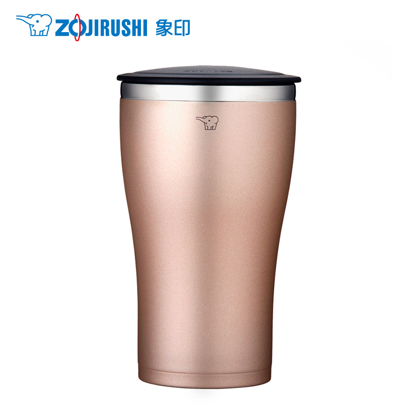 象印(ZO JIRUSHI)保温杯SX-DR45C不锈钢真空男女水杯/咖啡杯/保冷杯450ml NZ金铜色