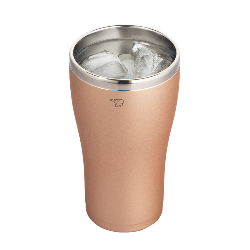 象印(ZO JIRUSHI)保温杯SX-DR45C不锈钢真空男女水杯/咖啡杯/保冷杯450ml NZ金铜色