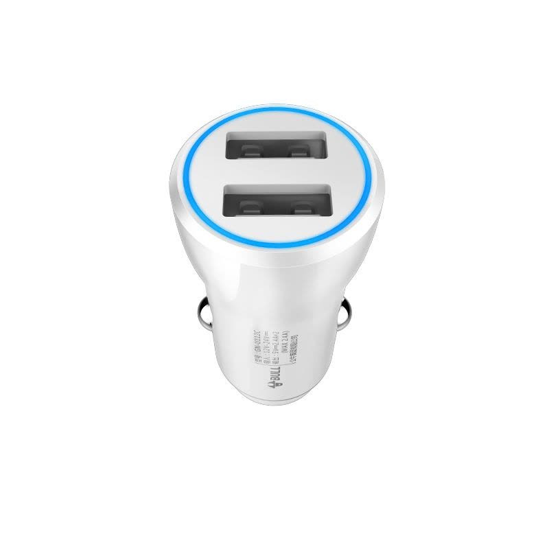 [苏宁自营]公牛(Null)车载充电器 GN-U112C 汽车用点烟器车充双USB智能快充头多功能转接头一拖二图片