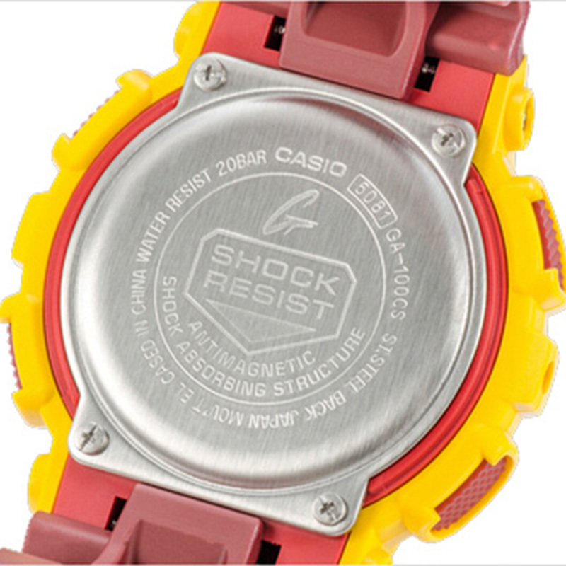 卡西欧(CASIO)手表G-SHOCK系列石英防水时尚运动男表GA-100CS-9A