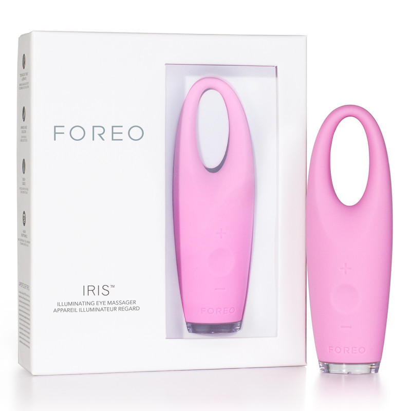 斐珞尔(FOREO) 美容器 IRIS 艾丽丝 淡化黑眼圈 抚平细纹 促进吸收 充电式眼部按摩仪粉红色