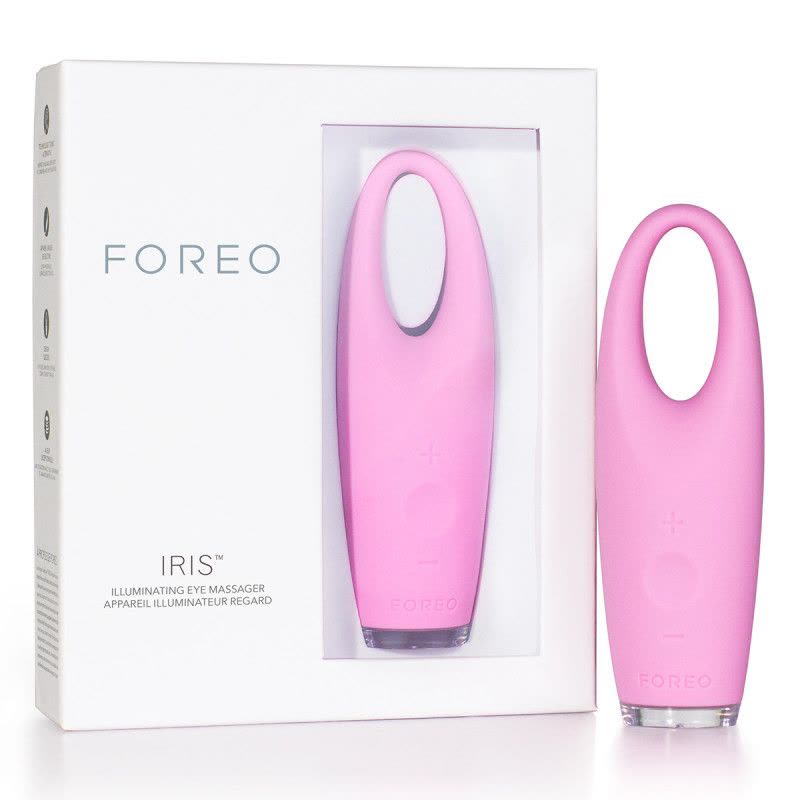 斐珞尔(FOREO) 美容器 IRIS 艾丽丝 淡化黑眼圈 抚平细纹 促进吸收 充电式眼部按摩仪粉红色图片