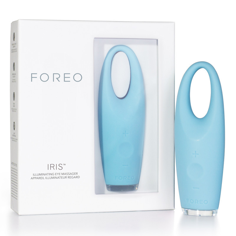 斐珞尔(FOREO) 美容器 IRIS 艾丽丝 淡化黑眼圈 抚平细纹 促进吸收 充电式眼部按摩仪薄荷蓝