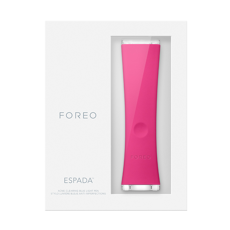 斐珞尔(FOREO) 美容器 ESPADA LED光学蓝光美颜 声波祛痘 净肤祛痘仪玫红色