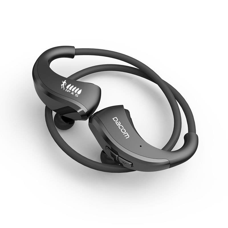 大康(DACOM) G06 无线运动蓝牙耳机4.1防水跑步挂耳式 健身双脑后式通用 黑色图片