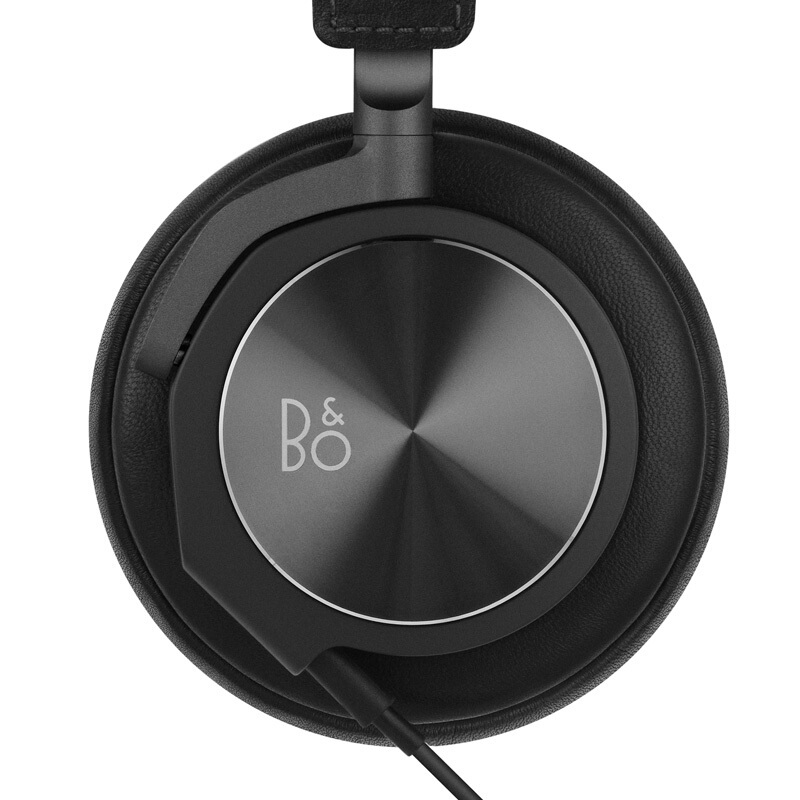B&O PLAY(by Bang & Olufsen)BeoPlay H6二代 包耳式头戴耳机 高档皮革材质 黑色