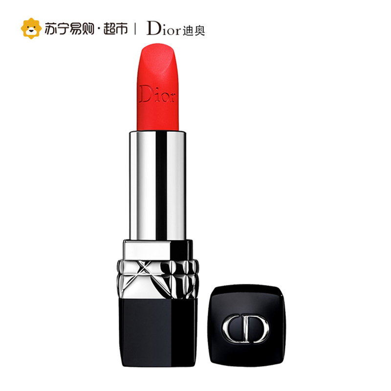 【苏宁超市】Dior 迪奥 烈艳蓝金唇膏-哑光系列 888 3.5g 法国进口