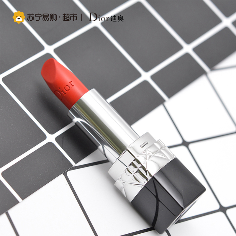【苏宁超市】Dior 迪奥 烈艳蓝金唇膏-哑光系列 888 3.5g 法国进口