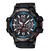 卡西欧(CASIO)手表 G-SHOCK系列黑金时尚太阳能电波男表GPW-1000-1A