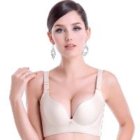MiiOW/猫人一片式拉丝无痕无钢圈性感小胸聚拢内衣文胸少女士胸罩