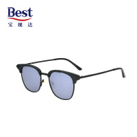 宝视达太阳镜女墨镜圆脸显瘦太阳镜女男潮明星款复古韩版墨镜