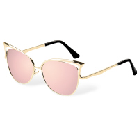 蓝其爆款偏光太阳镜 个性女王范大框 太阳镜 欧美风1528