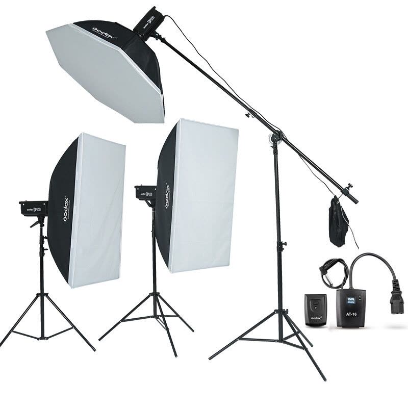 神牛(Godox)DP600W三灯 摄影灯套装影楼灯闪光灯 数码照摄相机配件图片