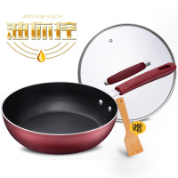 爱仕达(ASD) 28CM 油你控不粘煎锅少油烟煎牛排平底锅 电磁炉通用 JL28Y3WG-C