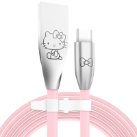 优加 HelloKitty Type-C数据线 安卓数据线/充电线 适用华为p10 Type-C数据线-1米