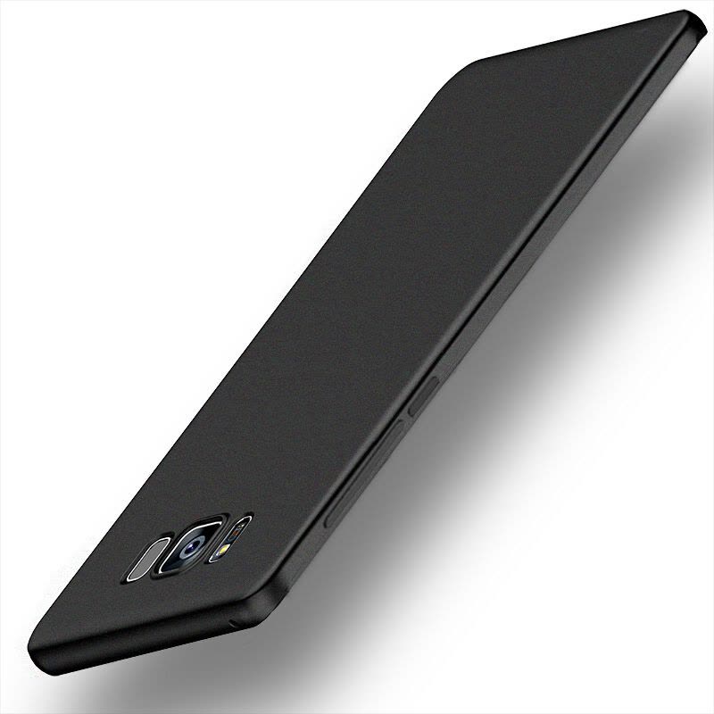 ESCASE 三星 Galaxy S8手机壳[壳膜套装]磨砂黑软壳+全屏膜图片