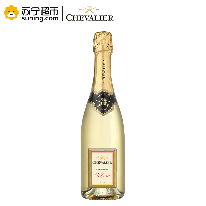 法国原瓶进口 法国轻骑兵 (Chevalier) 甜白起泡葡萄酒 750ml