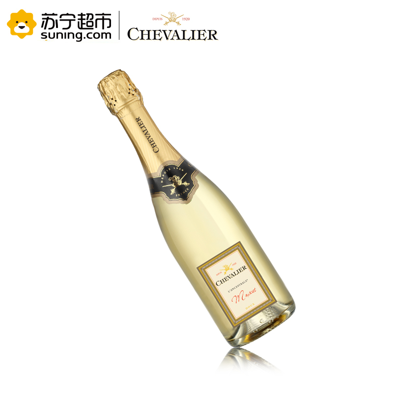 法国原瓶进口 法国轻骑兵 (Chevalier) 甜白起泡葡萄酒 750ml