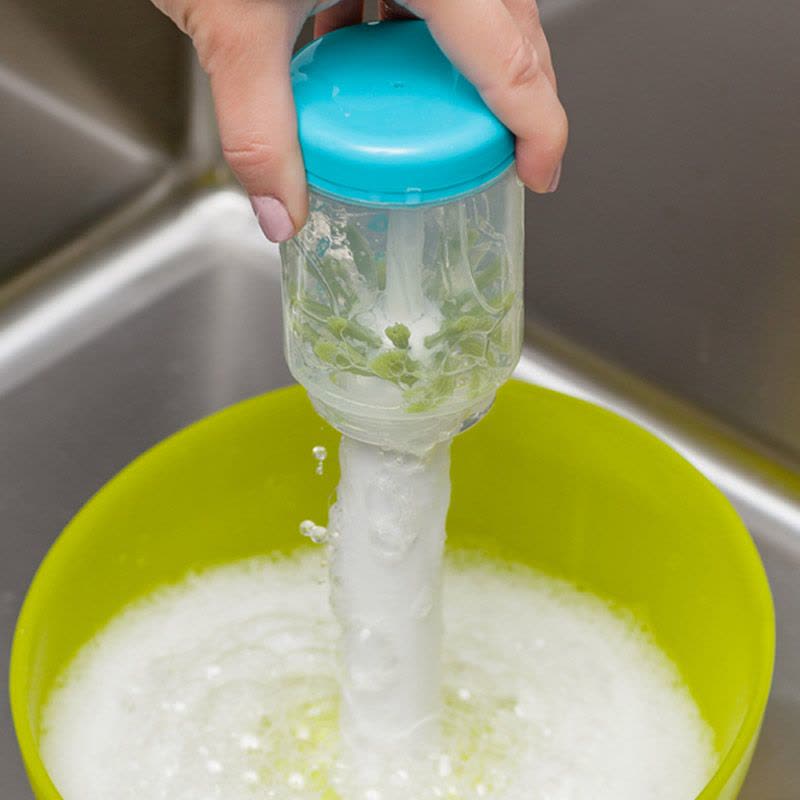Boon啵儿 奶瓶清洗器 绿色材质PP清毒用品奶瓶清毒图片