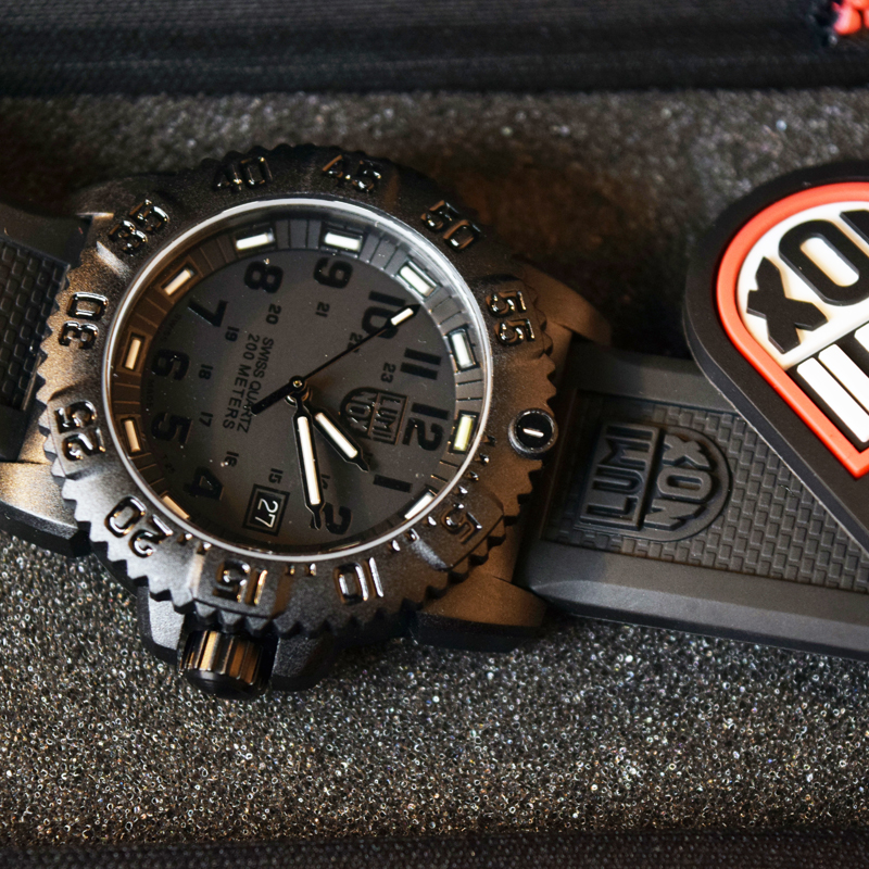 雷美诺时(Luminox)手表 瑞士军表海系列防水自发夜光运动男表A.7051.BO