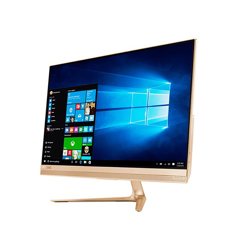 联想(lenovo)AIO 520S-23 23英寸一体机电脑(I5-7200U 8G 1T 2G独 无驱 W10金色)