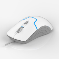 惠普(HP) M100 笔记本台式机通用有线背光发光电竞专业游戏鼠标 M100白色
