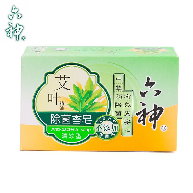 六神 清凉型 艾叶除菌皂 125g(块)