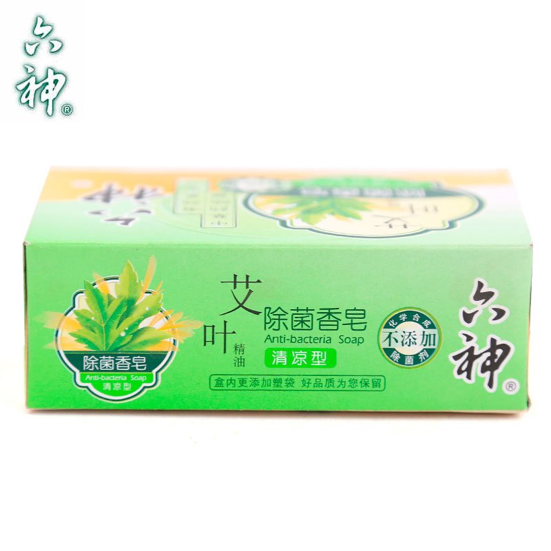 六神 清凉型 艾叶除菌皂 125g(块)