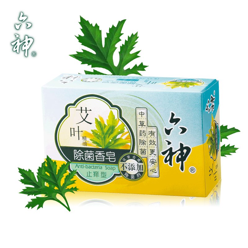 六神 止痒型 艾叶除菌香皂 125g(块)