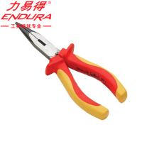 力易得 尖嘴钳 6吋 绝缘