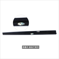 玉米(corn) 儿童练习筷 黑檀雪花松石1双 创意贝壳木质训练筷 宝宝学习筷子 家用餐具筷子 实木筷子