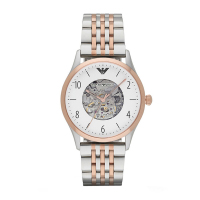 阿玛尼（ARMANI）手表全自动机械男表时尚休闲男士手表机械表 AR1921 手表