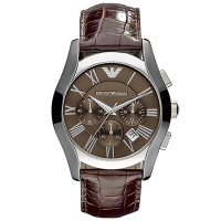 阿玛尼（ARMANI）手表男表非机械时尚皮带石英男士手表 AR0671手表