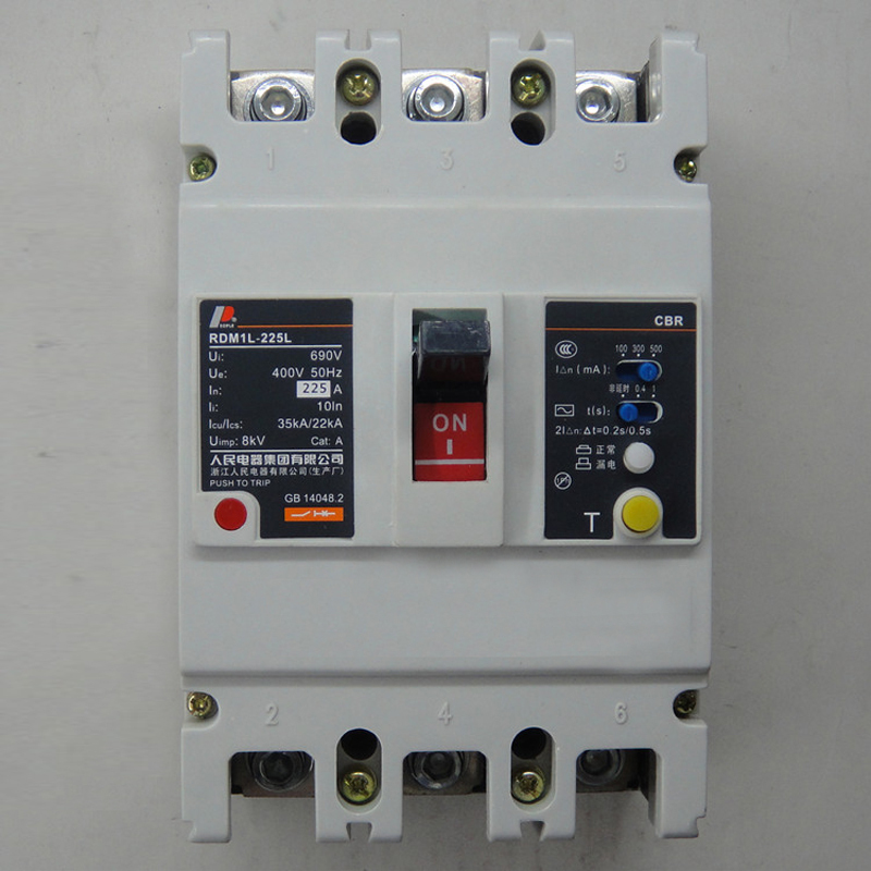 人民 低压开关 断路器 100A 四相 RDM1-125L/4300 100A