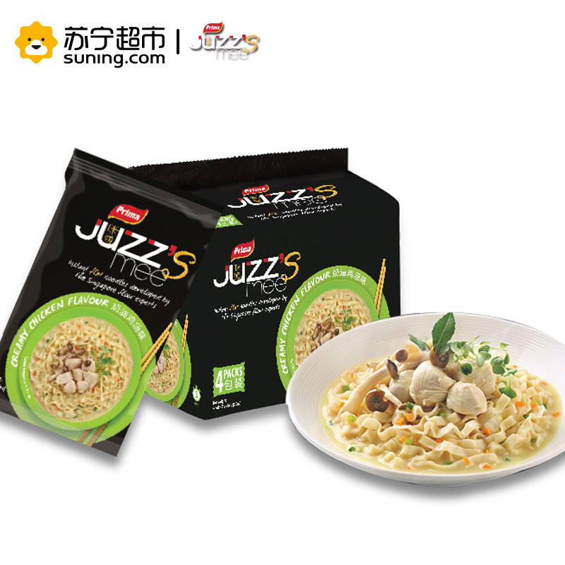 咪薄(JUZZ’S mee)奶油鸡汤味油炸进口方便面348g/袋 斯里兰卡进口