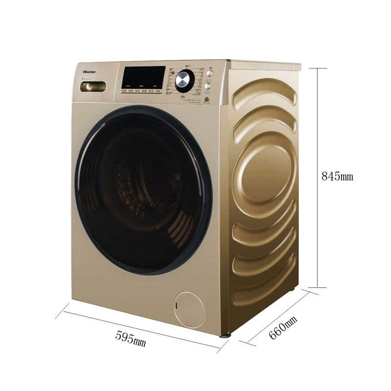 海信(Hisense)洗烘一体机 10公斤变频滚筒 一级能效 XQG100-UH1405YFG图片
