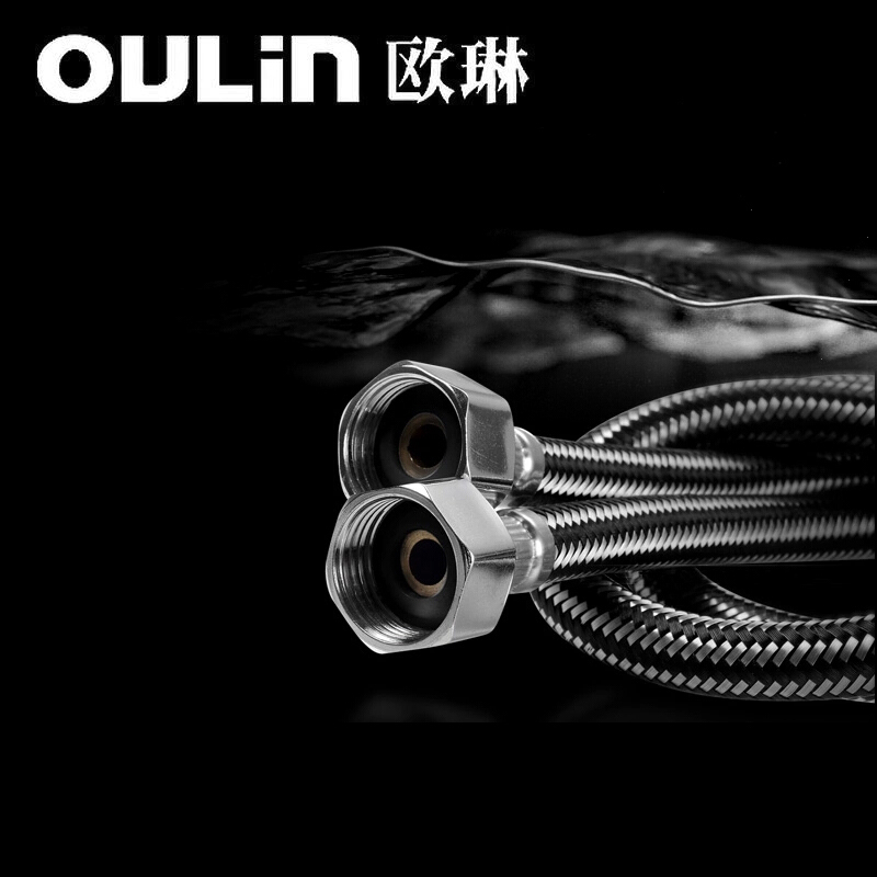 欧琳Oulin 厨房冷热水龙头不锈钢陶瓷阀可旋转不锈钢洗菜盆龙头OL-CFX005