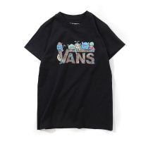 范斯Vans2017新款女装短袖T恤运动服运动休闲VN0A343EBLK