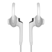 BYZ SE1300运动耳机入耳式跑步挂耳线控有线耳塞式 有线控安卓苹果手机通用 白色