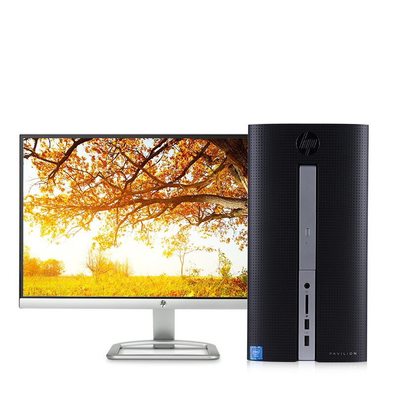 惠普hp510p010cn台式电脑主机23erips液晶显示器赛扬g3900t4g内存dvd