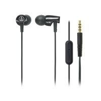 Audio Technica/铁三角 ATH-CLR100IS (黑色) 入耳式线控通话耳机 智能手机专用耳麦