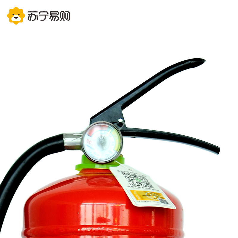 江荆 手提式干粉灭火器6公斤 车载灭火器6KG 汽车用家用及商用灭火器MFZ/ABC6 灭火等级3A89B高清大图