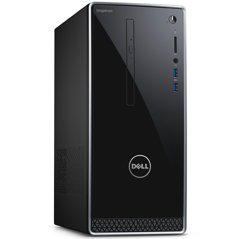 戴尔(DELL)Inspiron 3650-R6308B台式电脑主机(I3-6100 4GB 500GB)